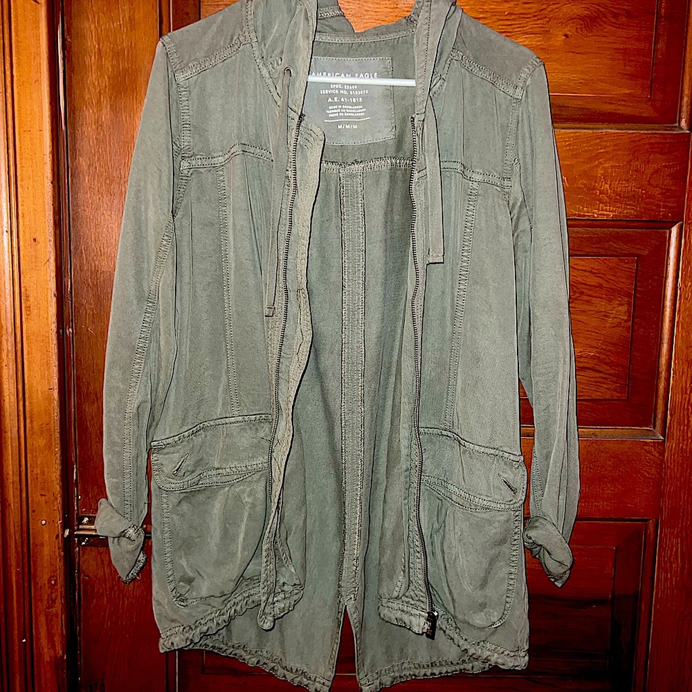 American Eagle Green Jacket Size Medium
